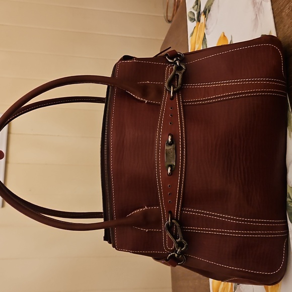 Bosca Leather Women's Satchel - Picture 15 of 16